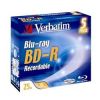 Blu-Ray Verbatim 25ГБ, 2x, 1шт., Jewel Case, (43613), записываемый Blu-Ray диск