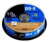 DVD+R Intenso 4.7ГБ, 16x, 10шт., Cake Box, LigthScribe, (4711152), записываемый DVD диск
