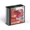 DVD-RW TDK 4.7ГБ, 2x, 10шт., Slim Case, (DVD-RW47SCNEB10-L), перезаписываемый DVD диск