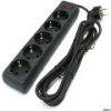 Фильтр сетевой Defender ES 3 м 5 розеток black